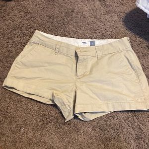old navy khaki shorts